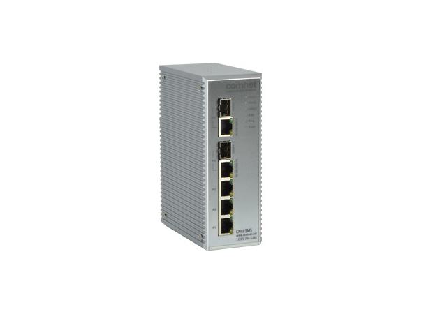 Industri switch 3 port+ 2x SFP Combo Managed, DIN mont. 10/100, up1000